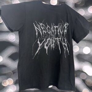 Negative Youth rhinestone tee
